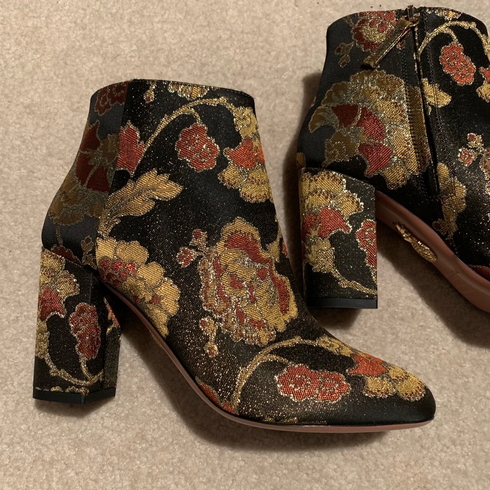 Aquazzura brooklyn floral booties - Picture 2 of 8